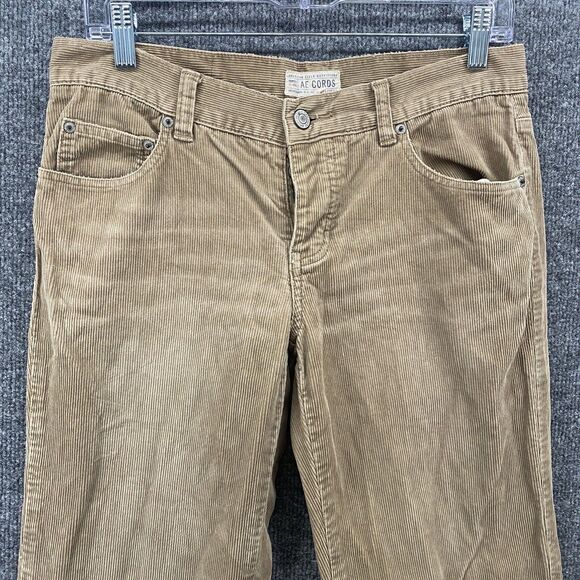 American Eagle Corduroy Pants Womens 6 Brown Mid Rise Bootcut Ladies Hippie 90s - Picture 2 of 12